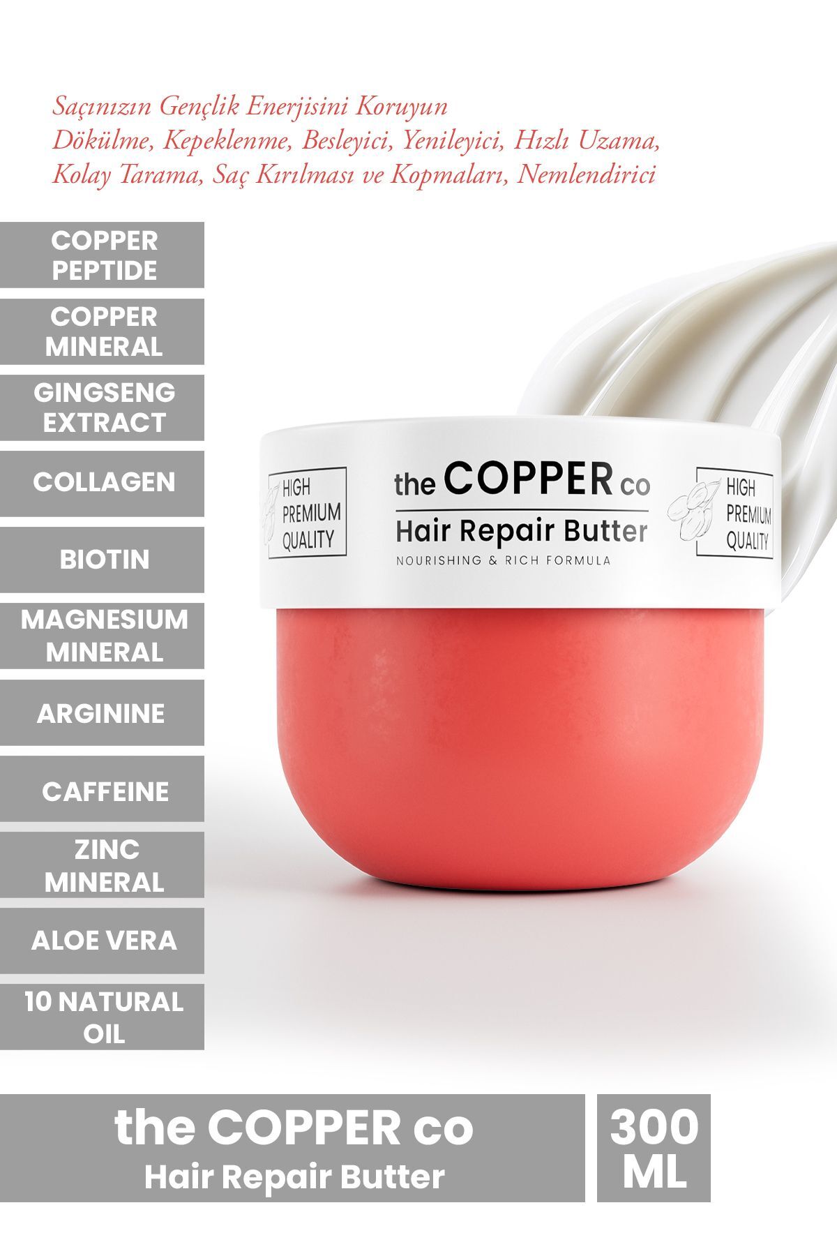 ماسک موی ترمیم‌کننده پروکسین  Copper Hair Repair Butter حجم 300 میل