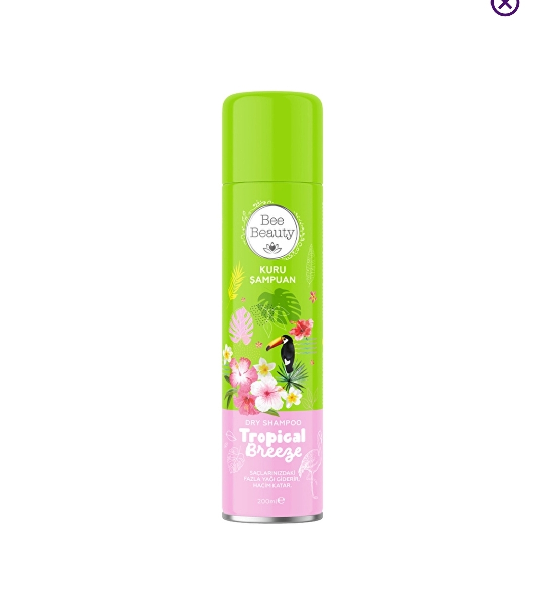 شامپو خشک بی بیوتی مدل Tropical Breeze حجم 200 میل