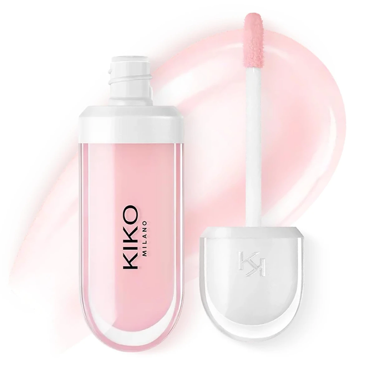 حجم‌دهنده و براق‌کننده لب کیکو میلانو Kiko milano مدل Lip Volume شماره ۰۱ رنگ Tutu Rose
