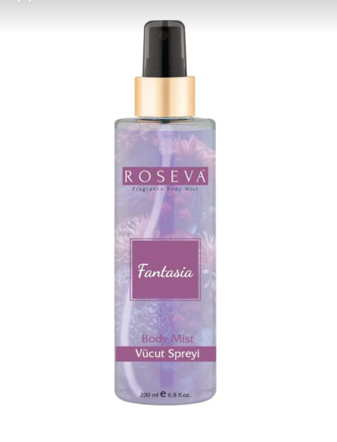 بادی اسپلش و اسپری بدن رزوا Roseva Fantasia زنانه 200 میل | رایحه ملایم و لطیف، مناسب استفاده روزانه