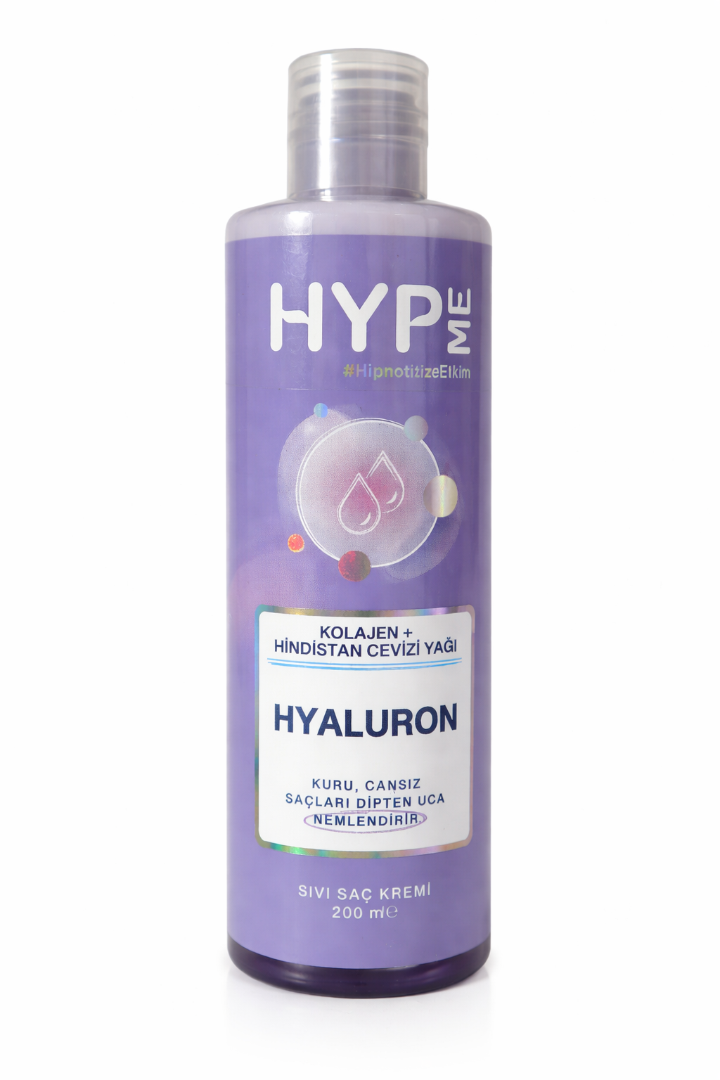 کرم مایع مو HYP ME Hyaluron حاوی کلاژن و روغن نارگیل – 200 میل