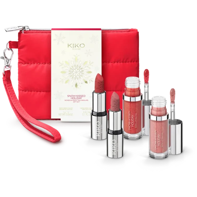 ست هدیه رژ لب کیکو میلانو Snow-Kissed Holiday