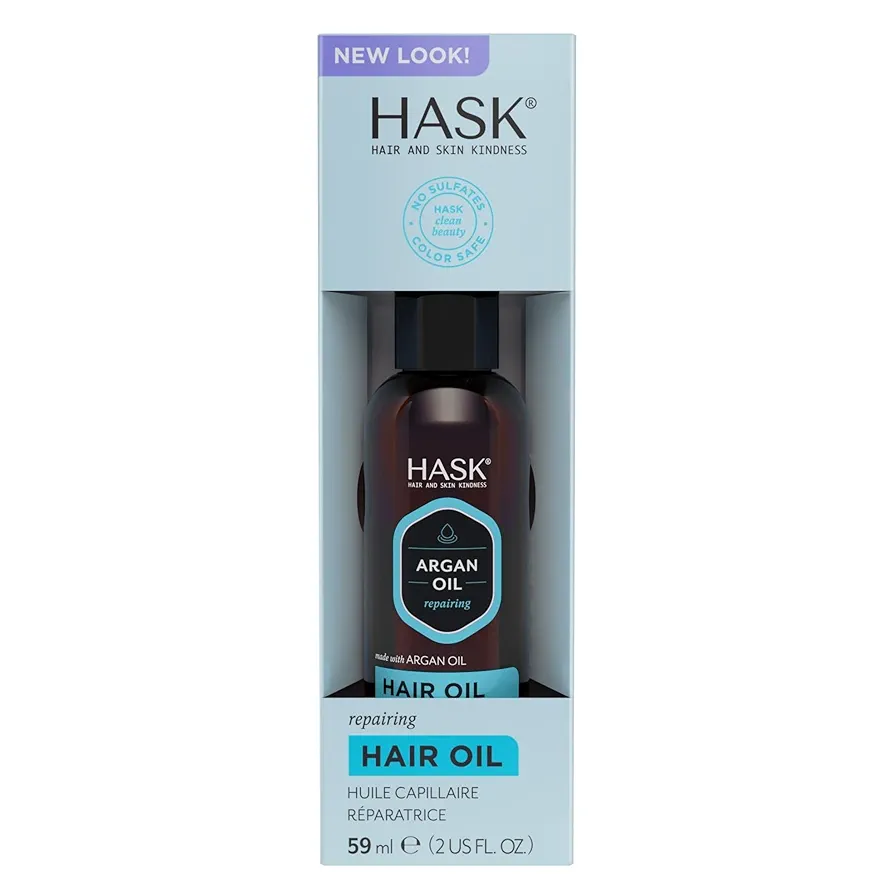روغن مو آرگان هاسک HASK Argan Oil Repairing Hair Oil حجم 59 میلی‌لیتر