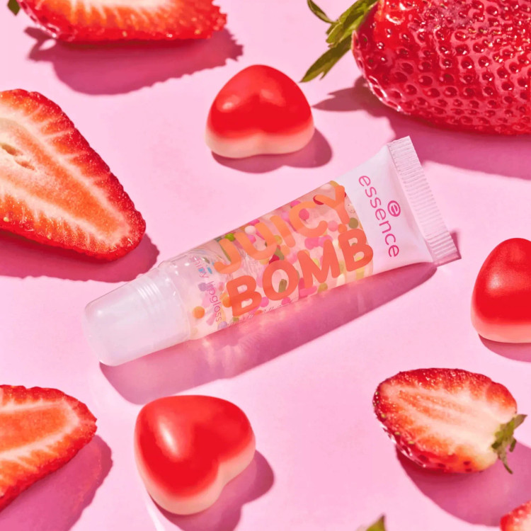 لیپ گلاس اسنس essence مدل juicy bomb party اورجینال