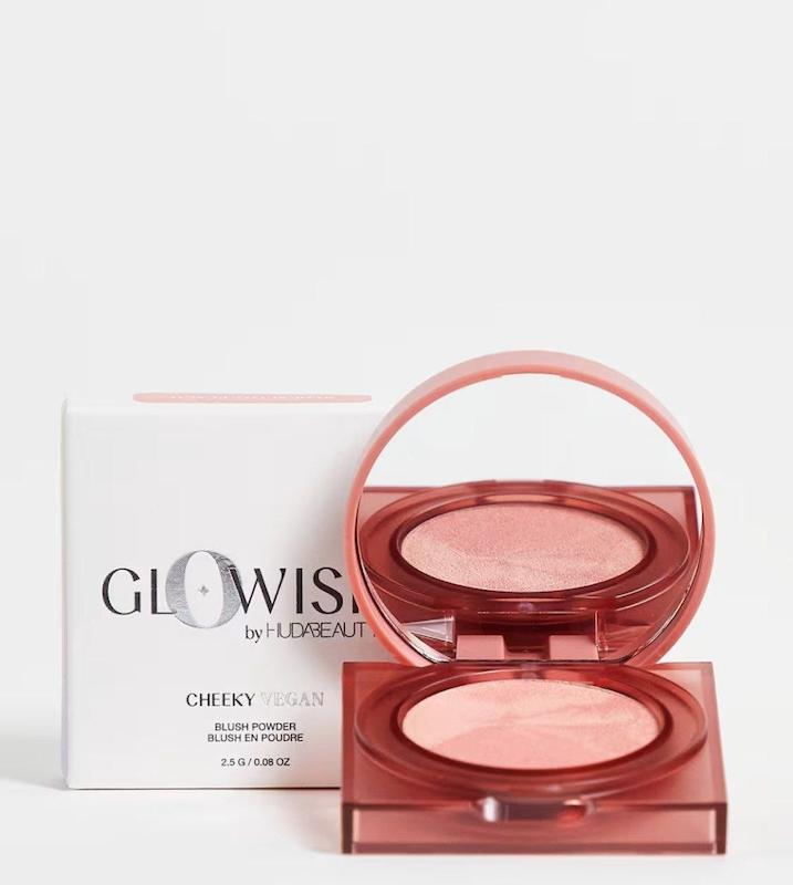 رژگونه پودری هدی بیوتی Glowish Cheeky Vegan Blush Powder شماره 01 Healthy Peach