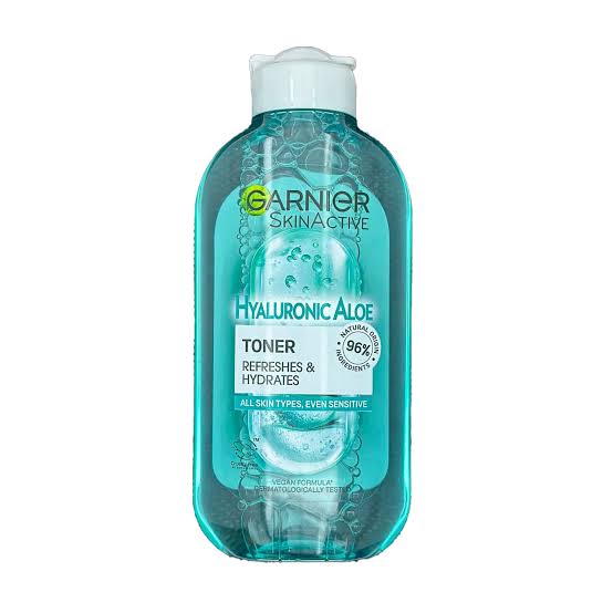 تونر آبرسان گارنیر garnier مدل Hyaluronic Aloe مناسب انواع پوست