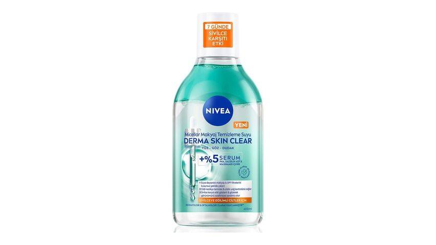 میسلار واتر نیوآ دوفاز Derma Skin Clear +5% Serum مناسب پوست چرب و مستعد جوش