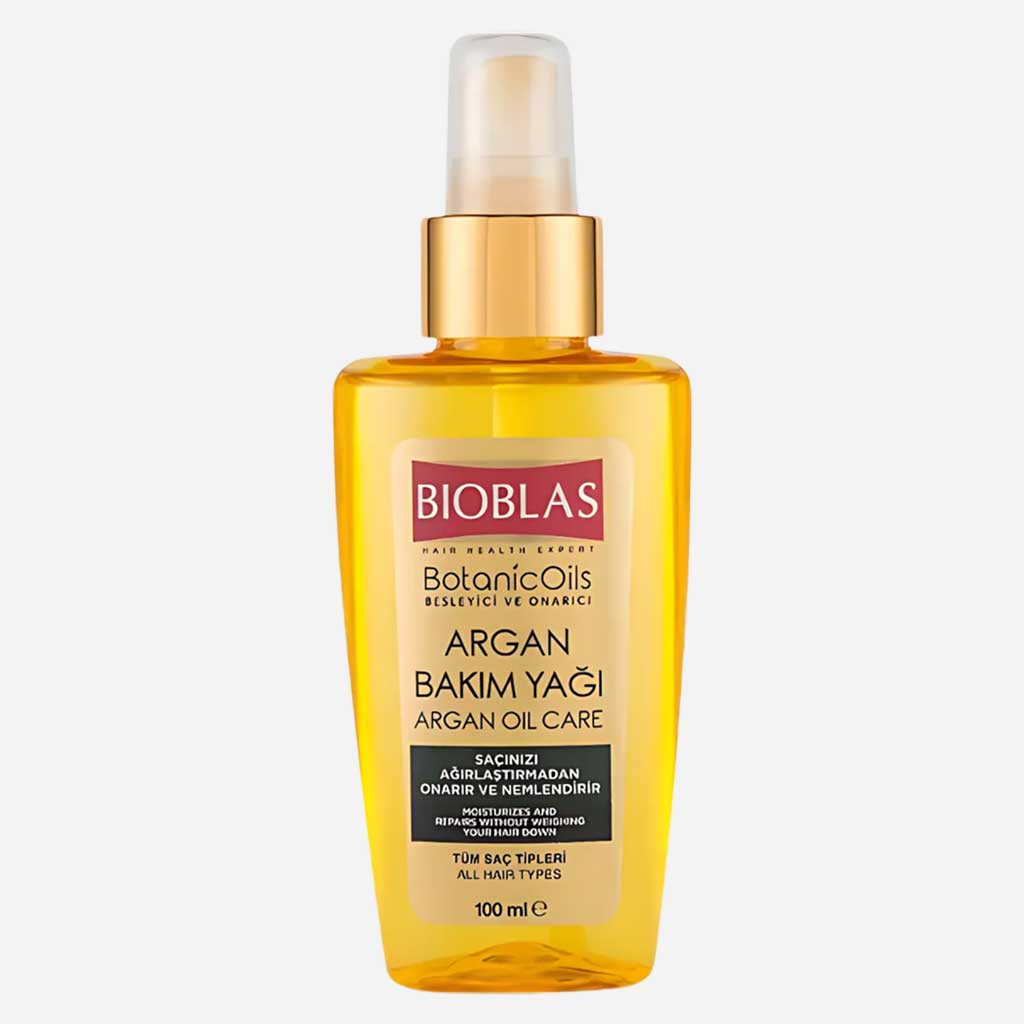 روغن آرگان مو بیوبلاس BIOBLAS Botanic Oils Argan Oil Care حجم 100 میلی‌لیتر | ترمیم‌کننده و آبرسان مو