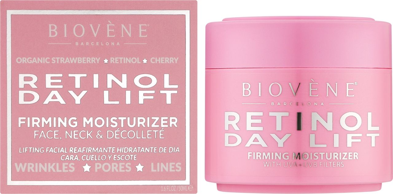 کرم روز رتینول بایوون Retinol Day Lift  | کرم لیفتینگ و آبرسان Biovene
