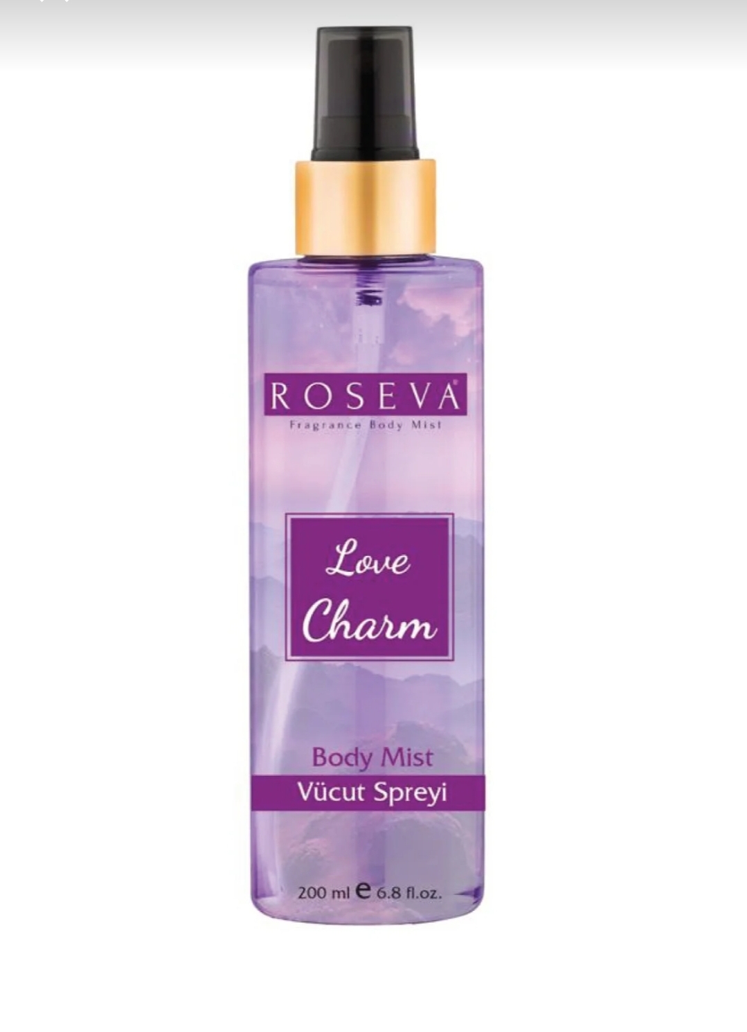 بادی اسپلش و اسپری بدن رزوا لاو چارم Roseva Love Charm حجم 200 میل