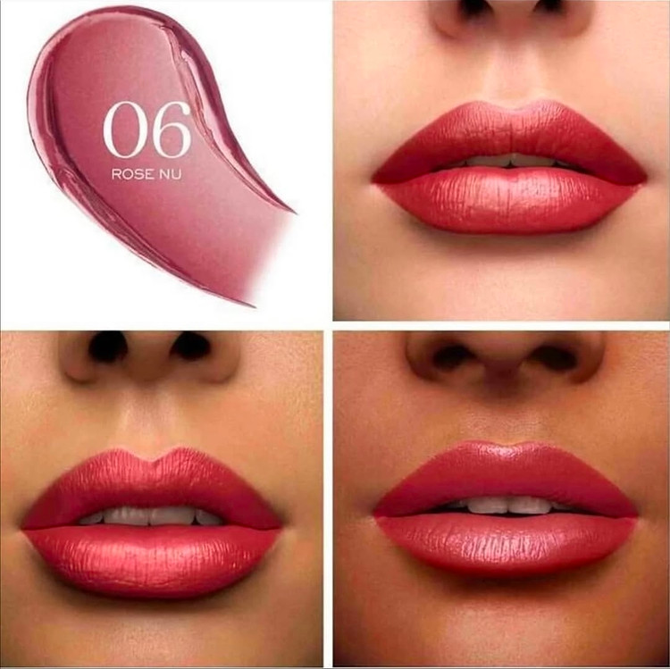 رژلب جامد لانکوم L'Absolu Rouge Cream شماره 06 Rose Nu فولسایز جدا شده از پک