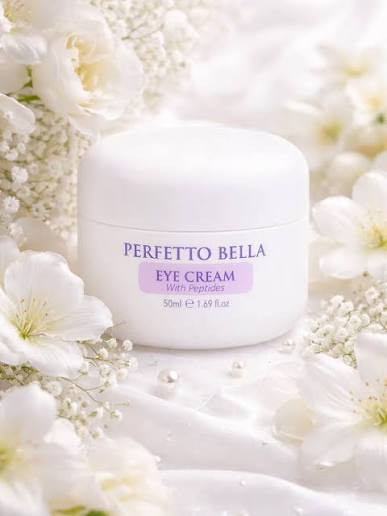 کرم دور چشم پرفتو بلا Peptide Eye Cream | Perfetto Bella Eye Cream With Peptides | آبرسان و ضدچروک حاوی پپتید 50 میل