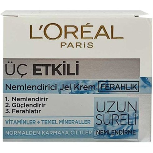 کرم ژل مرطوبکننده لورآل پاریس Ferahlık | آبرسان پوست نرمال تا مختلط – L’Oréal Paris